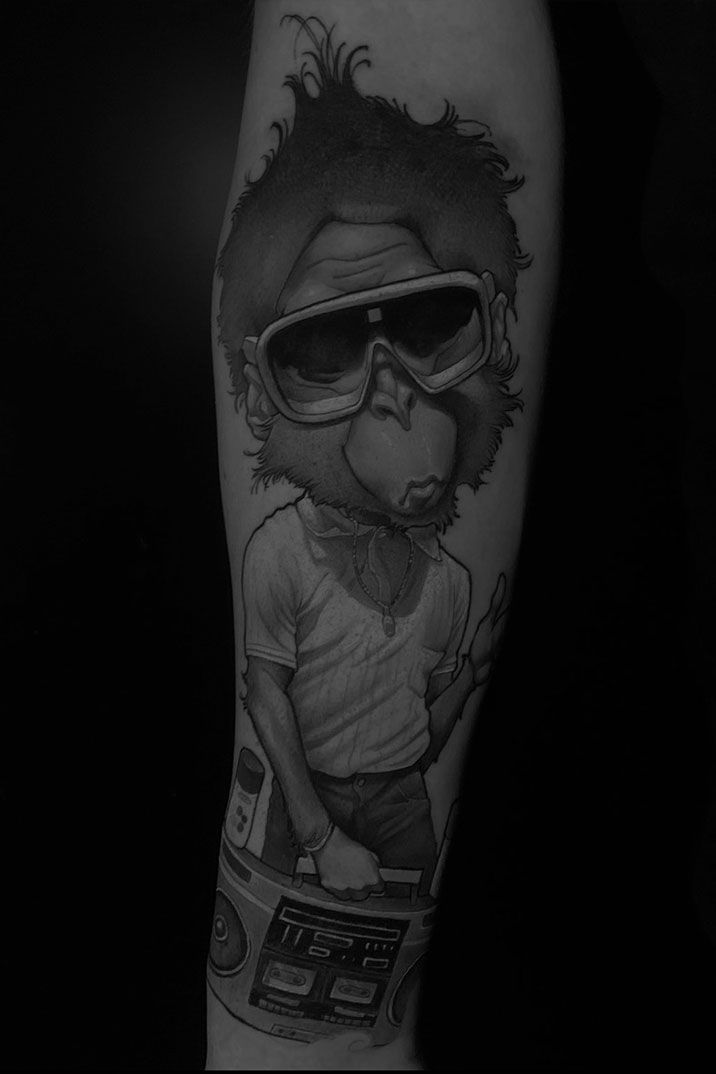 tatuaje mono