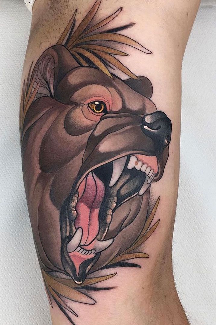 tatuaje oso