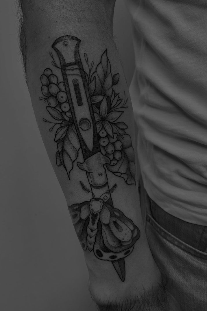 tatuaje flores madrid