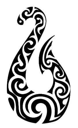 anzuelo tatuaje maori hei matau