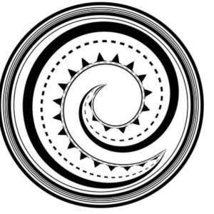 espiral tatuaje maori espiral